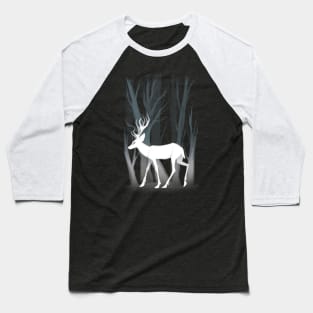 Snow Deer Baseball T-Shirt